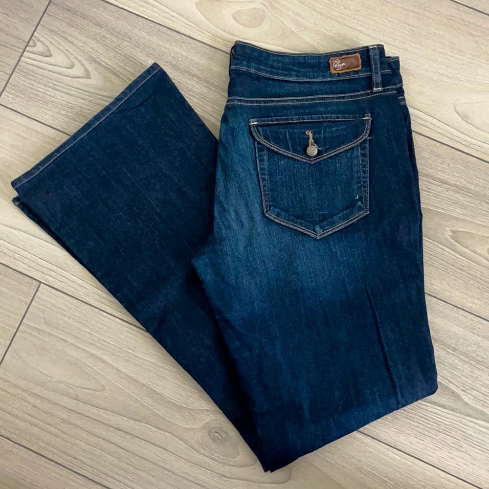 PAIGE JEANS WIDE BOOT CUT W30